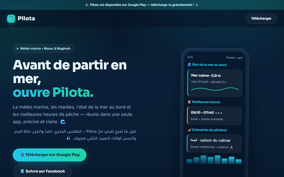 Pilota website